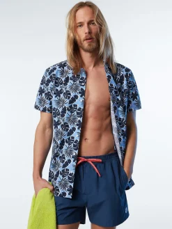 Outlet^North Sails 'Swim Shorts With Logo Patch DARK DENIM