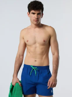 Outlet^North Sails 'Swim Shorts With Logo Patch OCEAN BLUE