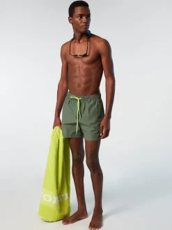 Outlet^North Sails 'Swim Shorts With Logo Patch MILITARY GREEN