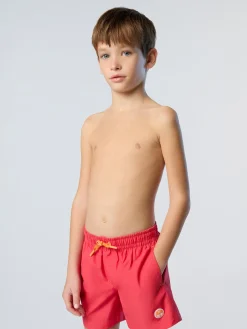 Beachwear^North Sails 'Swim Shorts With Logo Patch WATERMELON