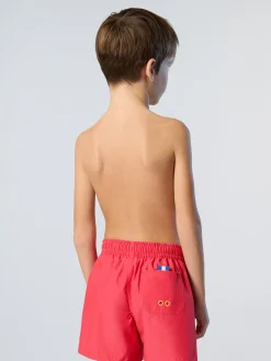 Beachwear^North Sails 'Swim Shorts With Logo Patch WATERMELON