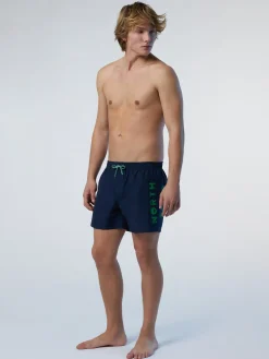 Beachwear^North Sails 'Swim Shorts With Print NAVY BLUE