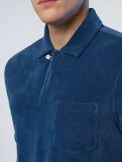 Polo Shirts^North Sails 'Terry Toweling Polo Shirt DARK DENIM