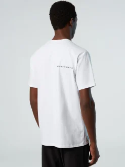 Outlet^North Sails 'T-shirt With Chest Pocket WHITE