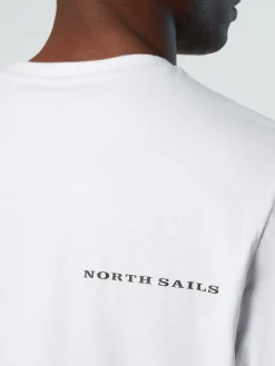 Outlet^North Sails 'T-shirt With Chest Pocket WHITE