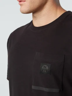 Outlet^North Sails 'T-shirt With Chest Pocket BLACK