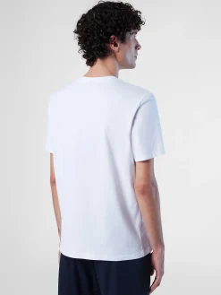 Outlet^North Sails 'T-shirt With Chest Pocket WHITE