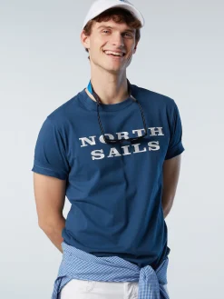 Outlet^North Sails 'T-shirt With Chest Print DARK DENIM