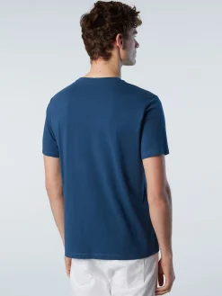 Outlet^North Sails 'T-shirt With Chest Print DARK DENIM