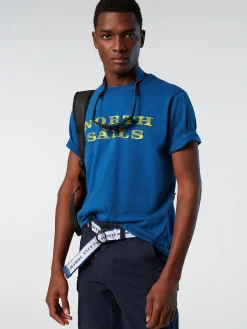 Outlet^North Sails 'T-shirt With Chest Print OCEAN BLUE
