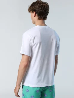 Outlet^North Sails 'T-shirt With Chest Print WHITE