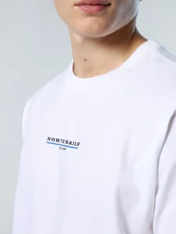 Outlet^North Sails 'T-shirt With Chest Print WHITE