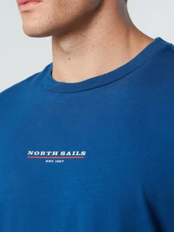 Outlet^North Sails 'T-shirt With Chest Print OCEAN BLUE