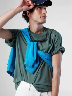 Outlet^North Sails 'T-shirt With Chest Print MILITARY GREEN