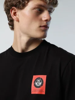Outlet^North Sails 'T-shirt With Chest Print BLACK