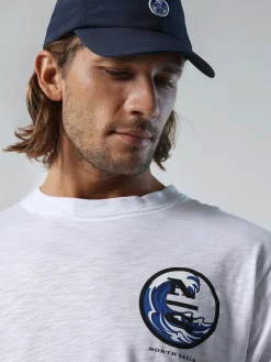 Outlet^North Sails 'T-shirt With Graphic Print WHITE