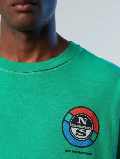 Outlet^North Sails 'T-shirt With Graphic Print GARDEN GREEN