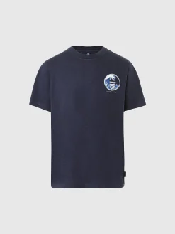 Outlet^North Sails 'T-shirt With Graphic Print NAVY BLUE