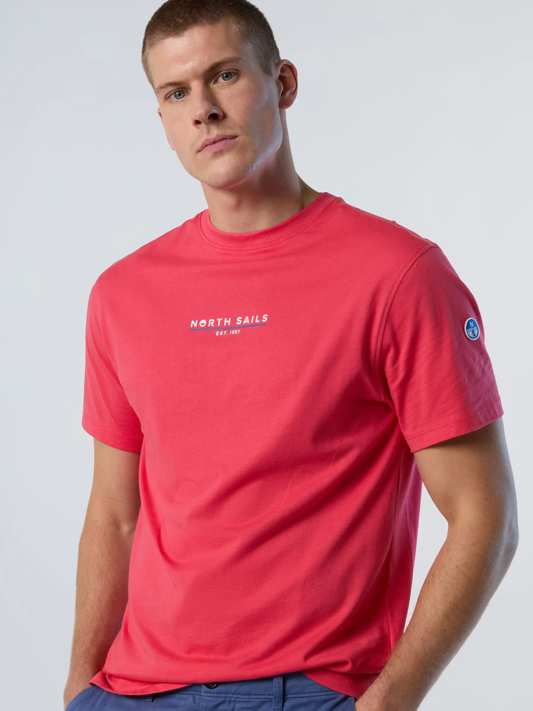 T-shirts^North Sails 'T-shirt With Heritage Print WATERMELON