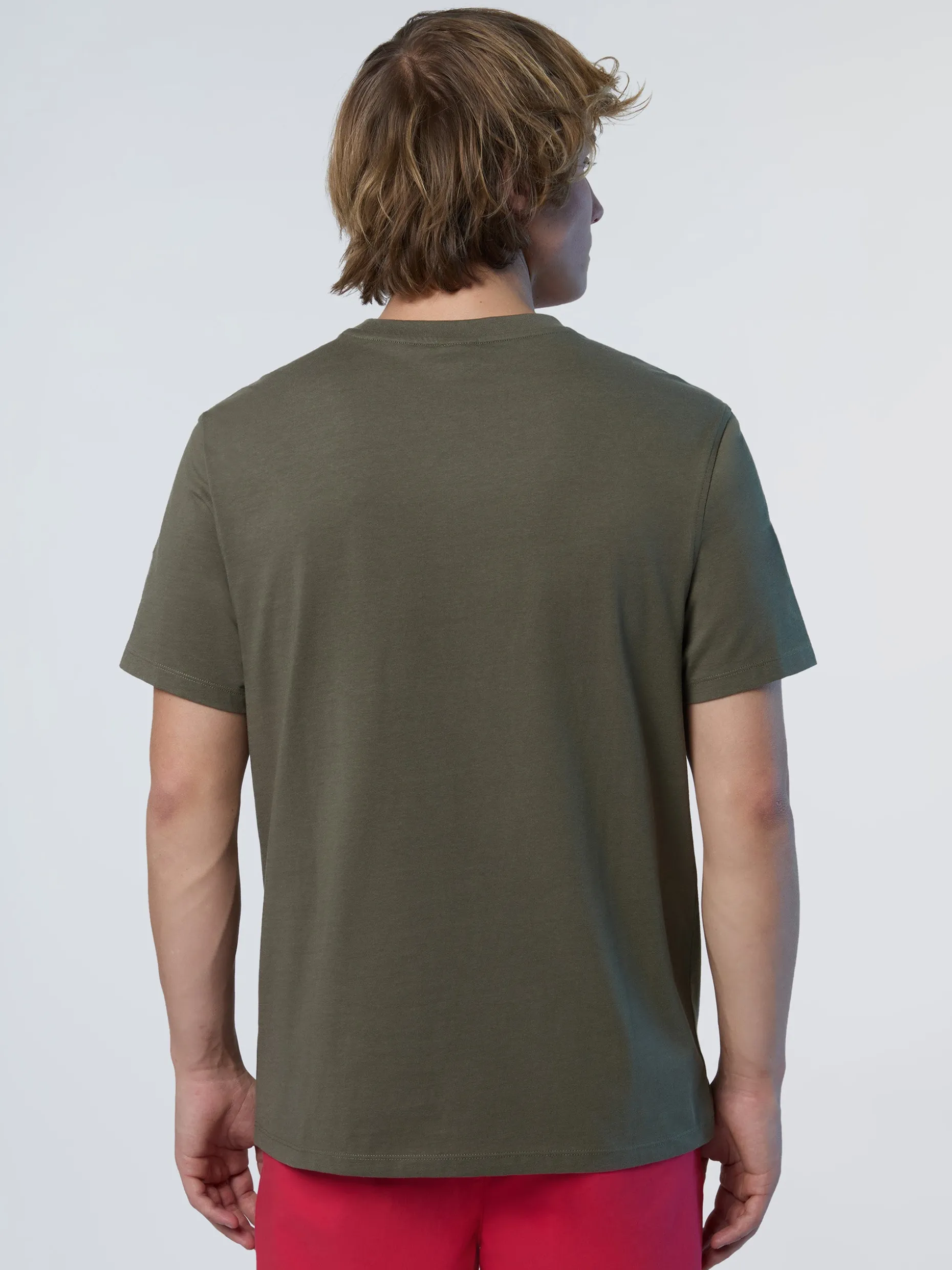 T-shirts^North Sails 'T-shirt With Heritage Print DUSTY OLIVE