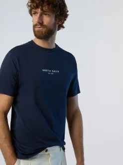T-shirts^North Sails 'T-shirt With Heritage Print NAVY BLUE