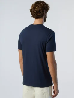 T-shirts^North Sails 'T-shirt With Heritage Print NAVY BLUE
