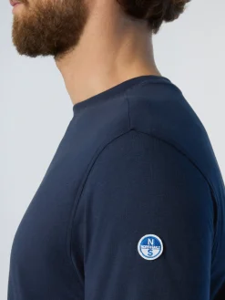 T-shirts^North Sails 'T-shirt With Heritage Print NAVY BLUE