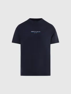 T-shirts^North Sails 'T-shirt With Heritage Print NAVY BLUE