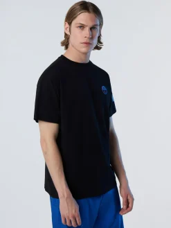 T-shirts^North Sails 'T-shirt With Kitesurfing Print BLACK