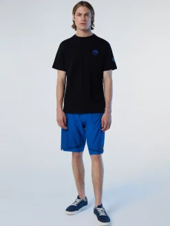 T-shirts^North Sails 'T-shirt With Kitesurfing Print BLACK