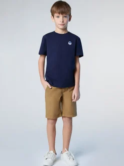 T-shirts^North Sails 'T-shirt With Logo Patch NAVY BLUE