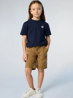 T-shirts^North Sails 'T-shirt With Logo Patch NAVY BLUE