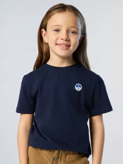 T-shirts^North Sails 'T-shirt With Logo Patch NAVY BLUE
