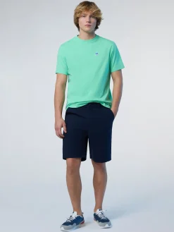 T-shirts^North Sails 'T-shirt With Logo Patch SPRING BUD