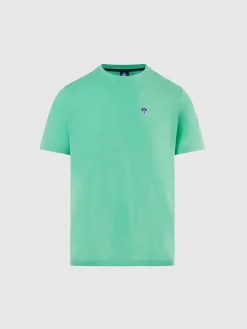 T-shirts^North Sails 'T-shirt With Logo Patch SPRING BUD