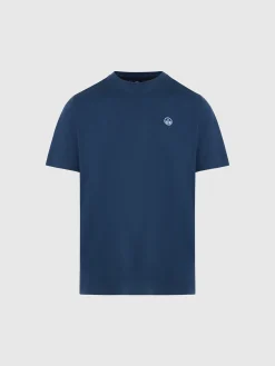 T-shirts^North Sails 'T-shirt With Logo Patch DARK DENIM