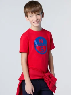 T-shirts^North Sails 'T-shirt With Logo Print RED