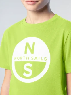 T-shirts^North Sails 'T-shirt With Logo Print ACID LIME