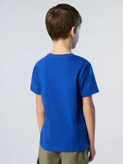 T-shirts^North Sails 'T-shirt With Logo Print SURF BLUE