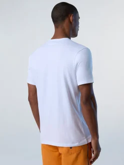 T-shirts^North Sails 'T-shirt With Logo Print WHITE