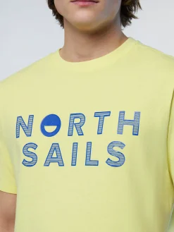 T-shirts^North Sails 'T-shirt With Logo Print LIMELIGHT
