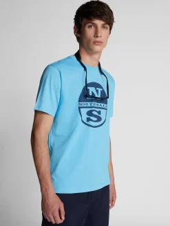 Outlet^North Sails 'T-shirt With Maxi Logo SKY BLUE