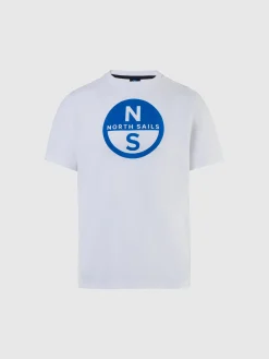 T-shirts^North Sails 'T-shirt With Maxi Logo Print WHITE