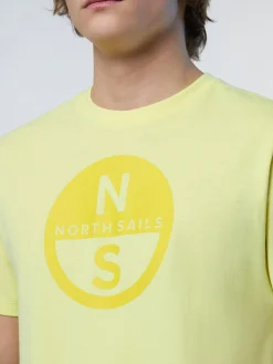 T-shirts^North Sails 'T-shirt With Maxi Logo Print LIMELIGHT