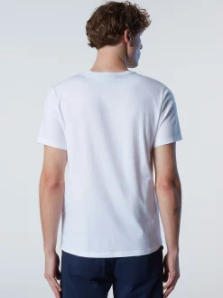 Outlet^North Sails 'T-shirt With Maxi Logo Print WHITE