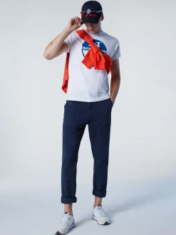 Outlet^North Sails 'T-shirt With Maxi Logo Print WHITE