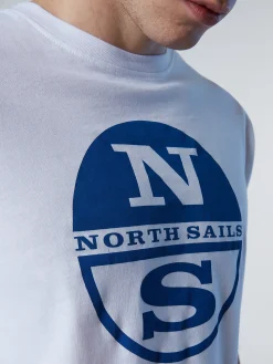 Outlet^North Sails 'T-shirt With Maxi Logo Print WHITE