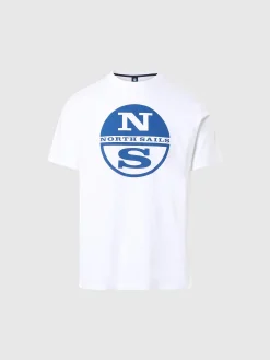 Outlet^North Sails 'T-shirt With Maxi Logo Print WHITE