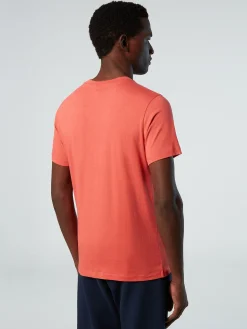 Outlet^North Sails 'T-shirt With Maxi Logo Print SPICED CORAL