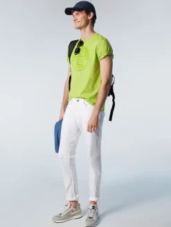 Outlet^North Sails 'T-shirt With Maxi Logo Print LIME